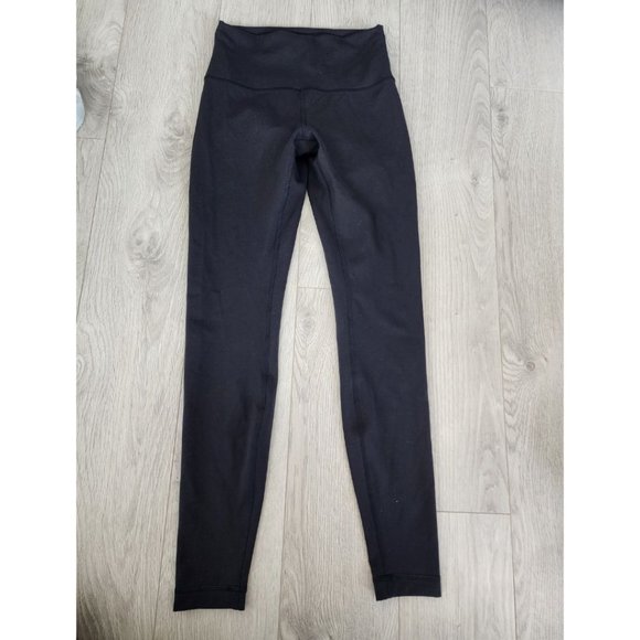 Wunder Train High-Rise Tight 28" Black Size 6 - Picture 3 of 5